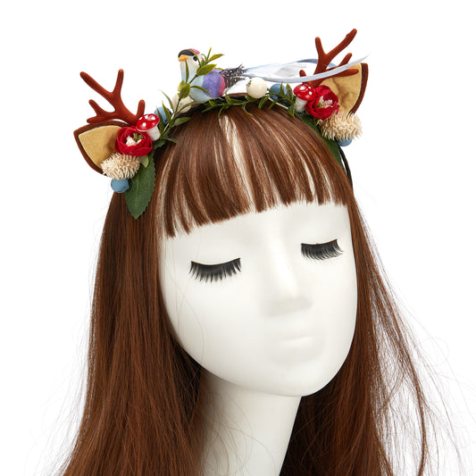 Christmas Reindeer Antler Headband